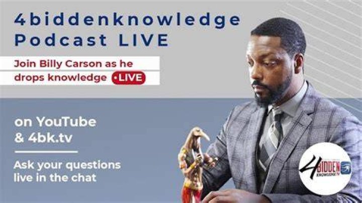 Similar Youtubers to Billy Carson 4biddenknowledge